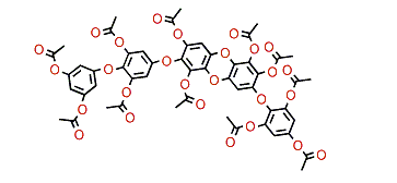 Triphloroethohydroxycarmalol undecaacetate
